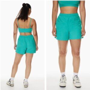 Aritzia TNA Big Easy Shorts XS Blue Recycled Nylon Casual Athletic